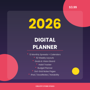 Digital Planner 2026 — iPad / GoodNotes