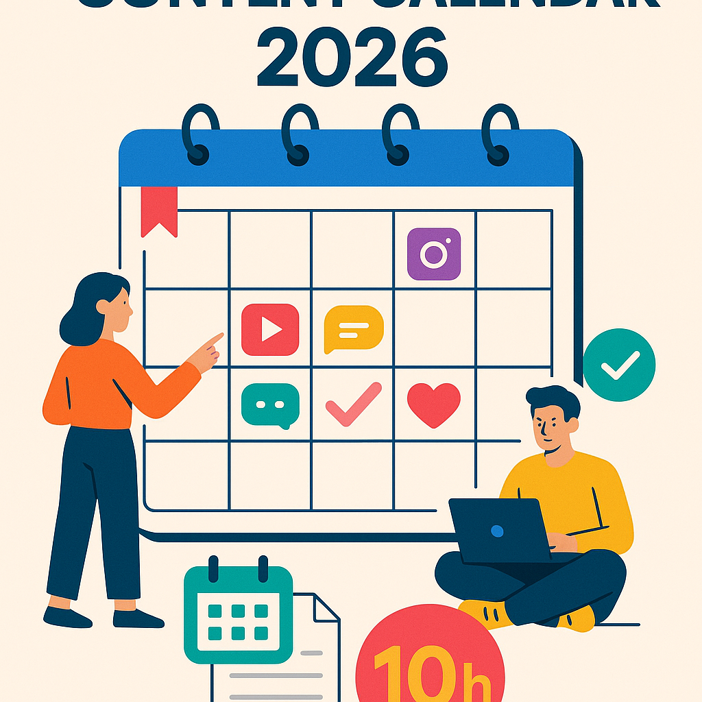 Social Media Content Calendar 2026: Free Templates Save 10 Hours