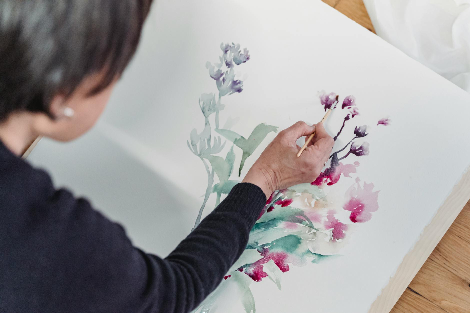Watercolor Floral Clipart — 100 PNG Elements - Image 2