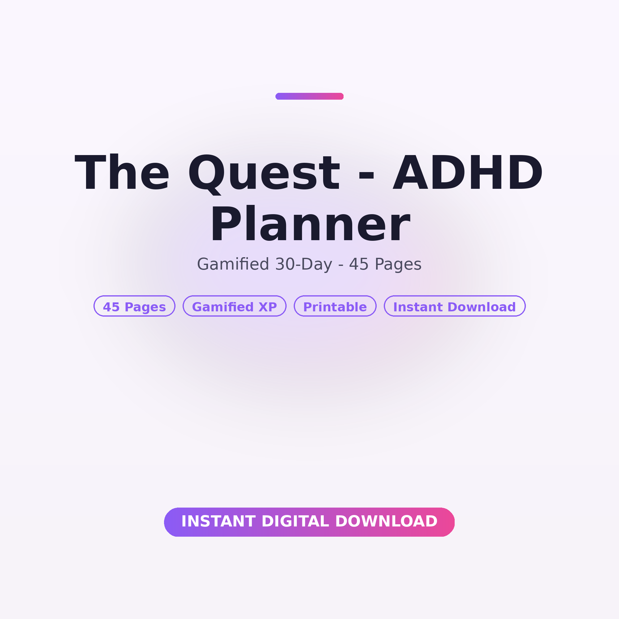 The Quest — ADHD-Friendly 30-Day Planner - Image 3