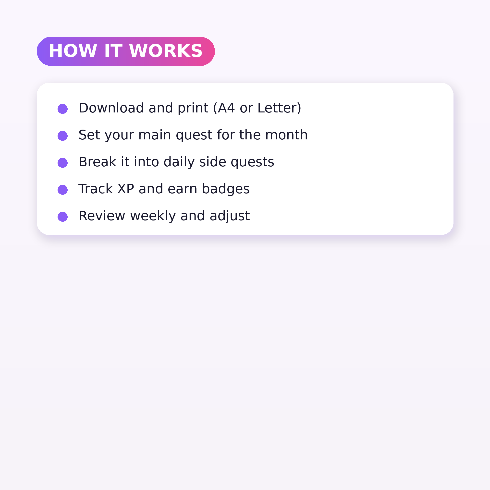The Quest — ADHD-Friendly 30-Day Planner - Image 5