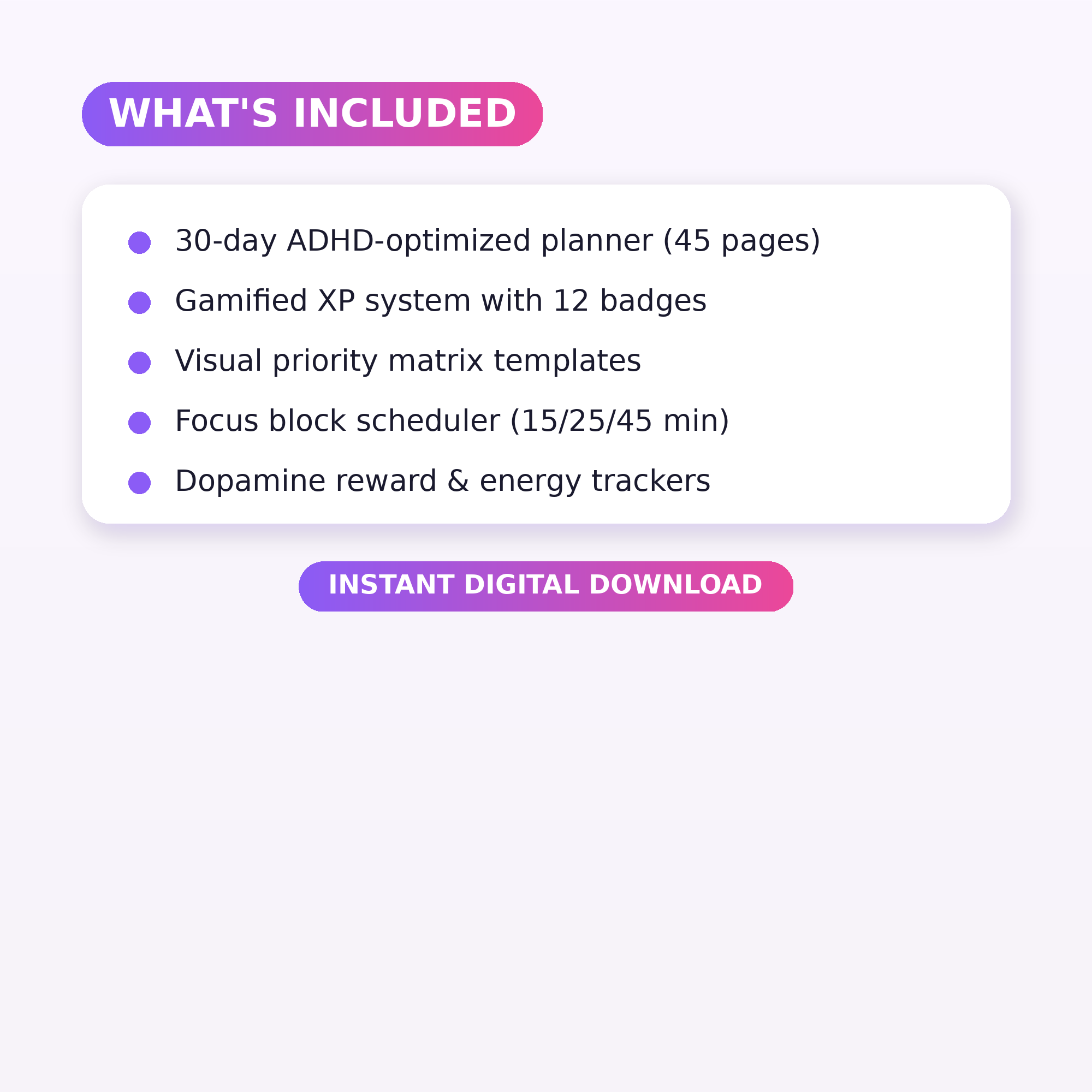 The Quest — ADHD-Friendly 30-Day Planner - Image 4