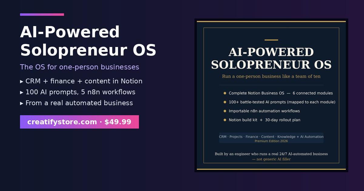 AI-Powered Solopreneur OS