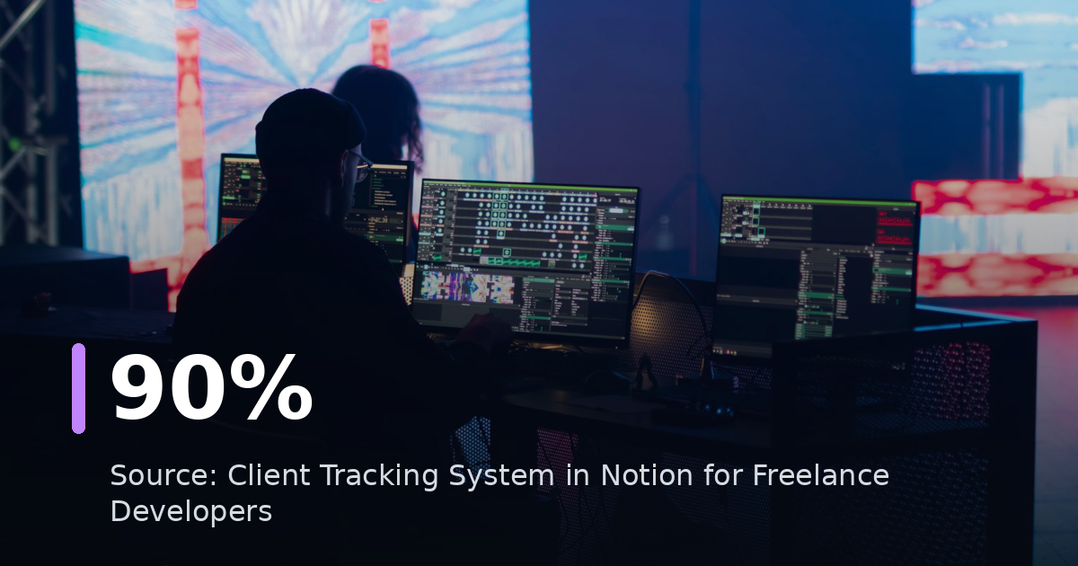 Client Tracking System in Notion for Freelance Developers