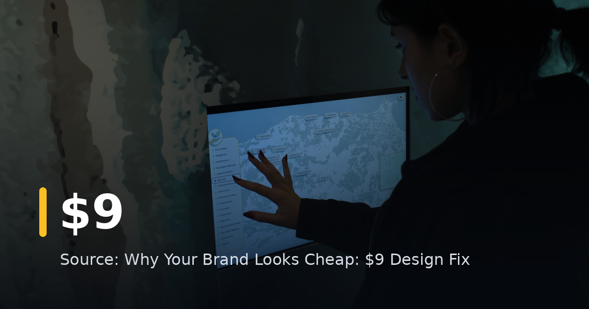 Why Your Brand Looks Cheap: $9 Design Fix