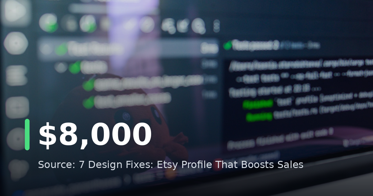 7 Design Fixes: Etsy Profile That Boosts Sales