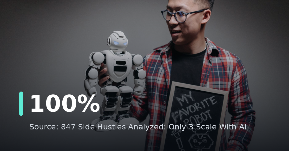 847 Side Hustles Analyzed: Only 3 Scale With AI