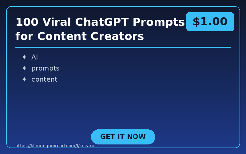 100 Viral ChatGPT Prompts for Content Creators