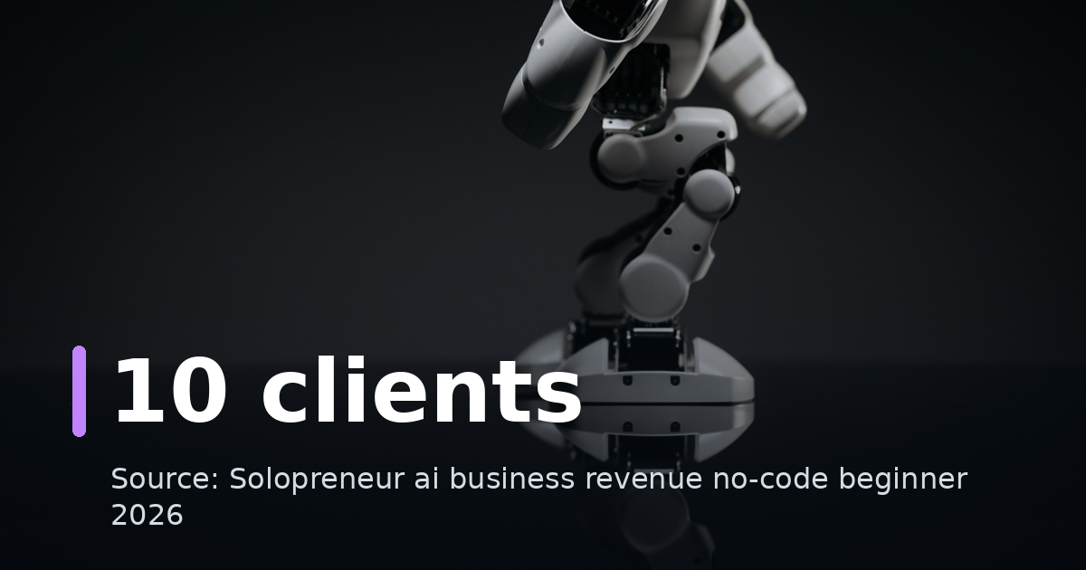 Solopreneur ai business revenue no-code beginner 2026