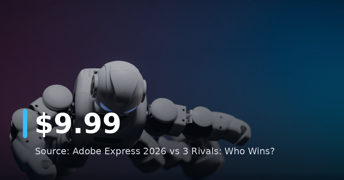 Adobe Express 2026 vs 3 Rivals: Who Wins?