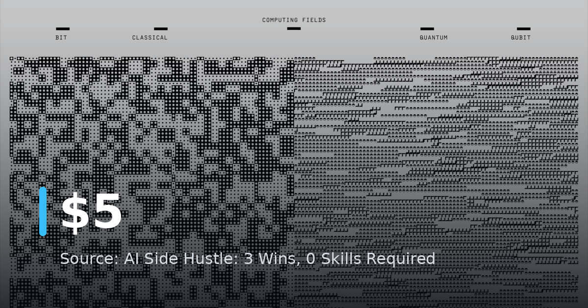AI Side Hustle: 3 Wins, 0 Skills Required