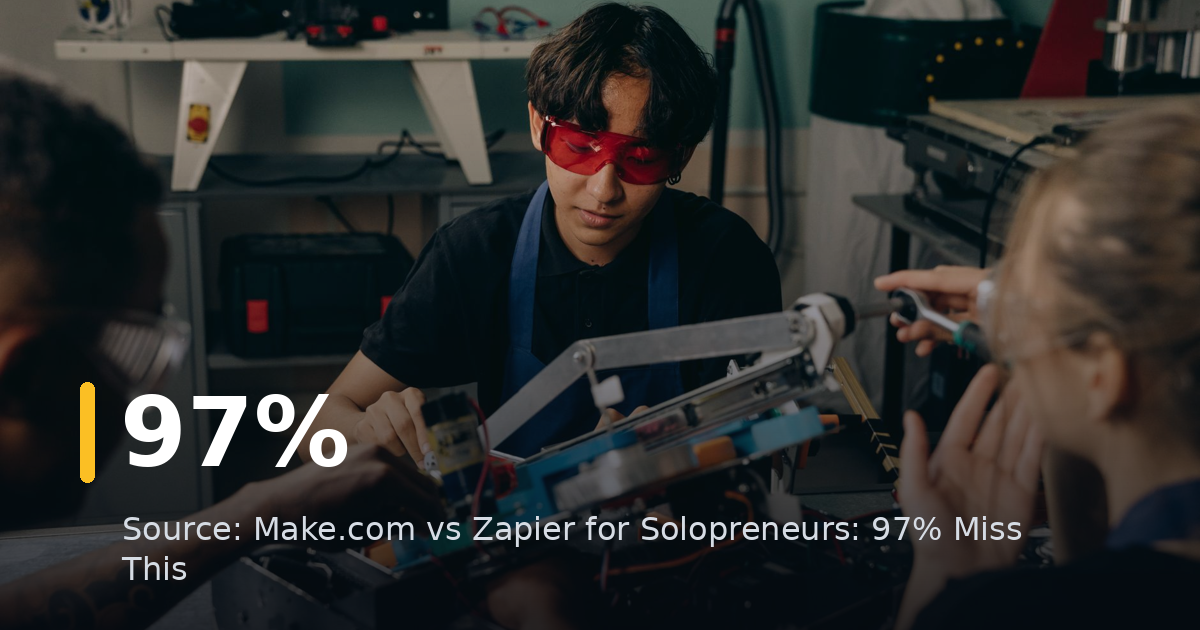 Make.com vs Zapier for Solopreneurs: 97% Miss This