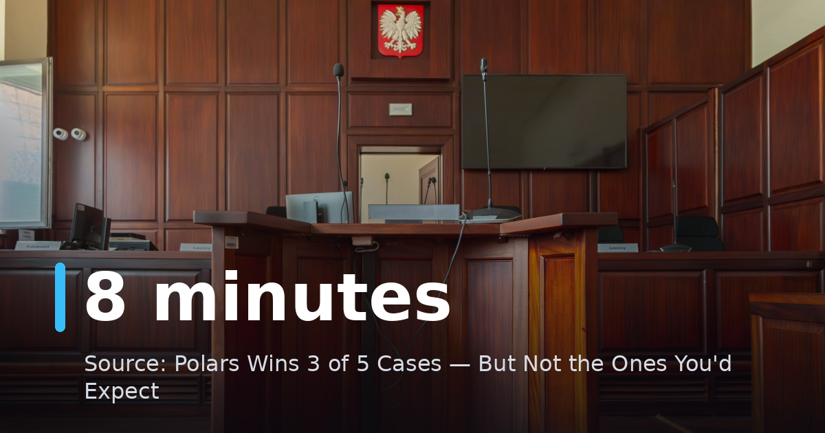 Polars Wins 3 of 5 Cases — But Not the Ones You'd Expect
