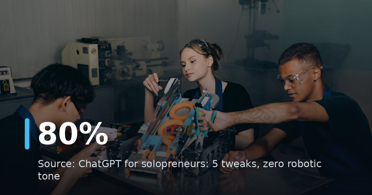 ChatGPT for solopreneurs: 5 tweaks, zero robotic tone