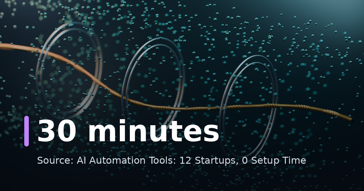 AI Automation Tools: 12 Startups, 0 Setup Time